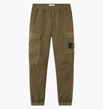 Брюки чоловічі Stone Island Regular Tapered Fit Cargo Olive (L1S153100031-S0003-V005G), XL, WHS, 1-2 дні