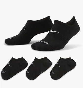 Носки Nike U Nk Everyday Plus Cush Footie (DH5463-904), 34-38, WHS, 40% - 50%, 1-2 дня