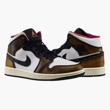 Кроссовки мужские Jordan 1 Mid &ldquo;Wear Away&rdquo; (DQ8417-071), 42.5, WHS, 30% - 40%, 1-2 дня