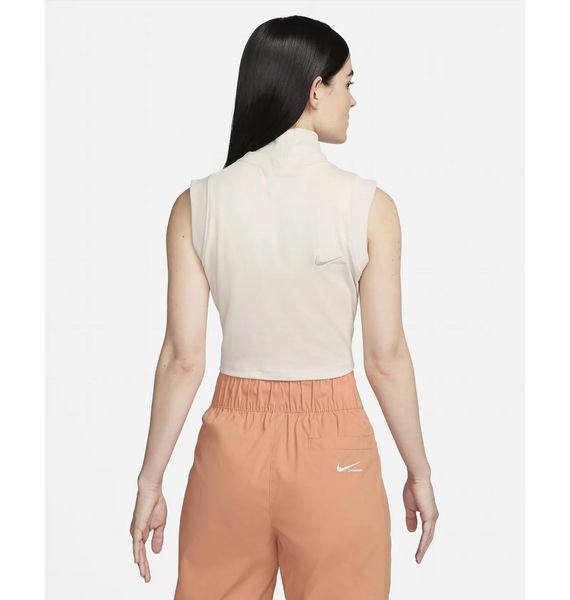 Спортивний топ жіночий Nike Sportswear Collection Mock-Neck Cropped Tank Top (FB8343-104), S, WHS, > 50%, 1-2 дні