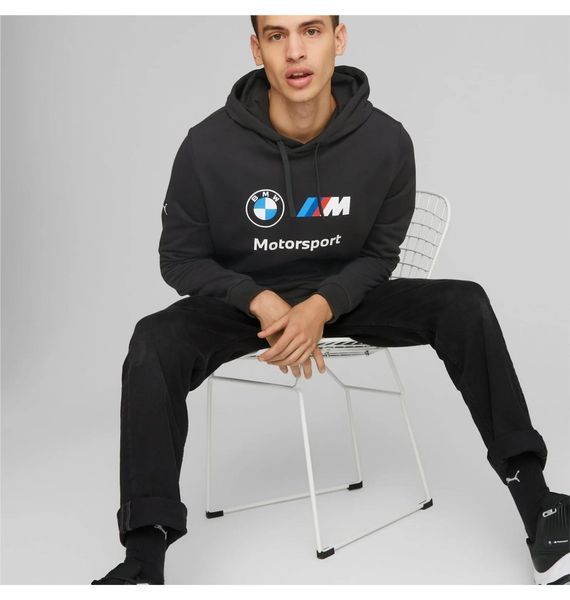 Кофта чоловіча Puma Bmw Mms Ess Ft Hoodie (538143-01), M, WHS, < 10%, 1-2 дні