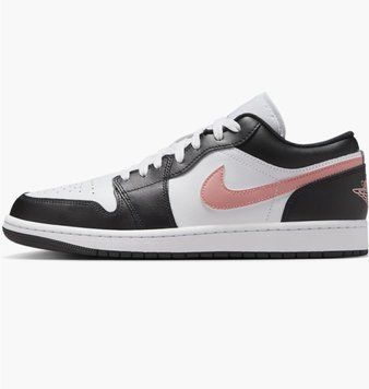 Кроссовки мужские Jordan 1 Low White/Black (553558-165), 42, WHS, 30% - 40%, 1-2 дня