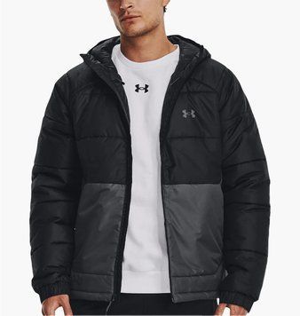 Куртка чоловіча Under Armour Hooded Jacket Ua Strm Ins Hd Jkt-Blk Black (1380872-001), 2XL, WHS, 10% - 20%, 1-2 дні