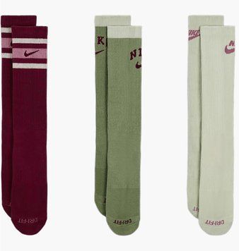 Носки Nike Everyday Plus Cushioned Crew Multi (3 ) (DX7665-901), 34-38, WHS, < 10%, 1-2 дня