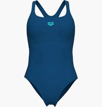 Купальник закритий жіночий Arena Solid Swimsuit Control Pro Bac Blue (005910-850), 42, WHS, < 10%, 1-2 дні
