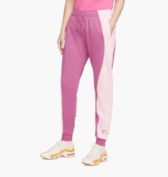 Брюки жіночі Nike Nsw Mid-Rise Air Fleece Joggers Pink (DV8050-665), S, WHS, > 50%, 1-2 дні