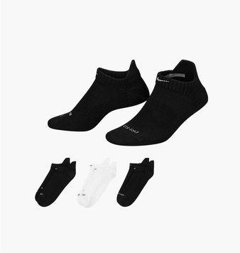 Носки Nike Dri-Fit No-Show 3 Pk Socks (SX4492-901), 34-38, WHS, 40% - 50%, 1-2 дня