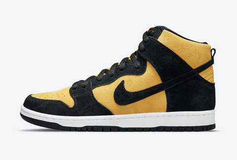 nike dunk high gold dart