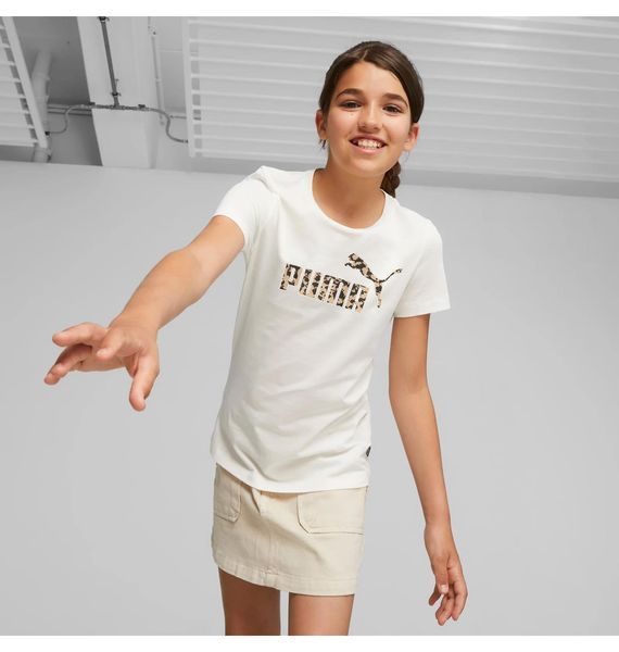 Футболка подростковая Puma Ess Animal White (676419-65), M, WHS, < 10%, 1-2 дня