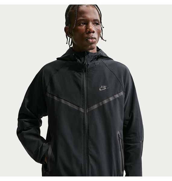 Ветровка мужскиая Nike M Nk Df Tch Wvn Wr Fz Black (IU6965-010), L, WHS, 1-2 дня