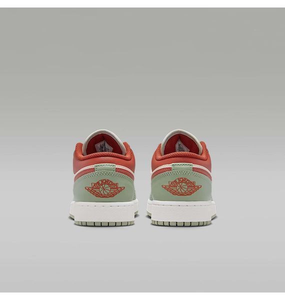 Кроссовки детские Jordan 1 Low Gs Sail Jade Horizon Green/White (553560-133), 38.5, WHS, 10% - 20%, 1-2 дня