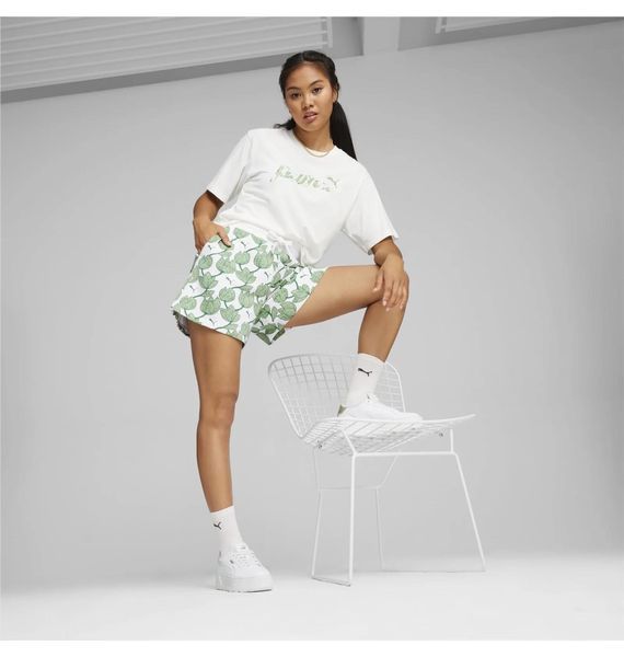 Шорты женские Puma Blossom White/Green (679352-86), L, WHS, 10% - 20%, 1-2 дня