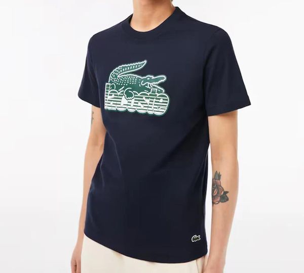 Футболка мужская Lacoste Cotton Jersey Print T-Shirt Navy (TH5070-51-166), XL, WHS, 10% - 20%, 1-2 дня
