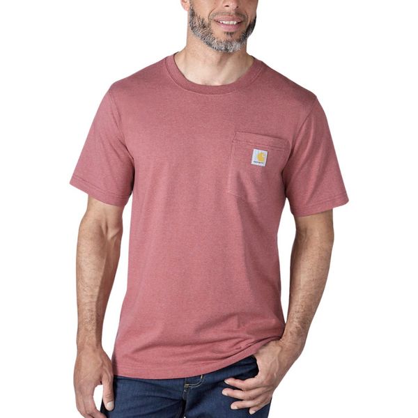 Футболка мужская Carhartt Mens Workwear Pocket Work T-Shirt - Desert (K87-R96), L, WHS, 1-2 дня
