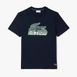 Фотографія Футболка чоловіча Lacoste Cotton Jersey Print T-Shirt Navy (TH5070-51-166) 1 з 3 в Ideal Sport