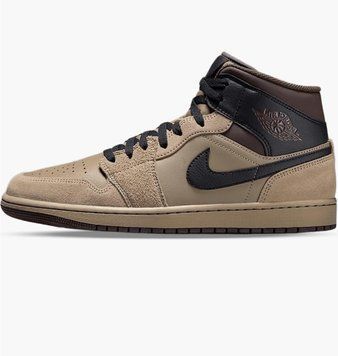 Кроссовки мужские Jordan 1 Mid Brown/Beige (HV6422-200), 44, WHS, 30% - 40%, 1-2 дня