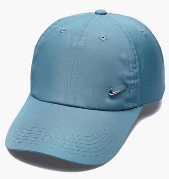 Кепка Nike Dri-Fit Club Unstructured Metal Swoosh Blue (FB5064-382), One Size, WHS, < 10%, 1-2 дня