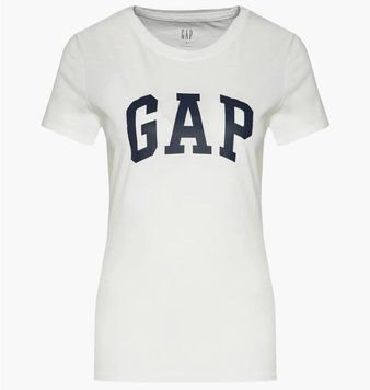 Футболка женская Gap Ss Clsc Tee White (268820-06), L, WHS, 20% - 30%, 1-2 дня