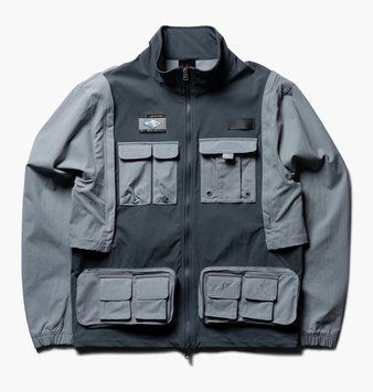 Куртка мужская Jordan X Solefly Jacket Grey (DV7515-077), L, WHS, < 10%, 1-2 дня