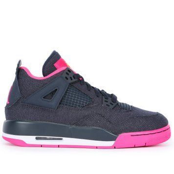 Кроссовки детские Jordan 4 Retro Denim (Gs) (487724-408), 36.5, WHS, 10% - 20%, 1-2 дня