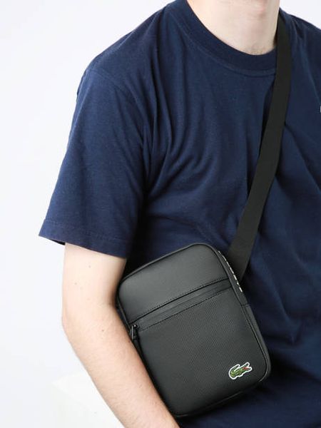 Сумка через плече Lacoste Flat Crossover Shoulder Bag Black (NH4447TX), OS, WHS, 10% - 20%, 1-2 дні