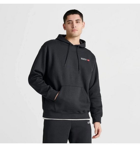 Кофта чоловіча New Balance Fleece Hoodie Black (MT51770), M, WHS, 1-2 дні