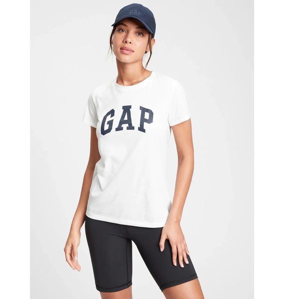 Футболка жіноча Gap Ss Clsc Tee White (268820-06), L, WHS, 20% - 30%, 1-2 дні