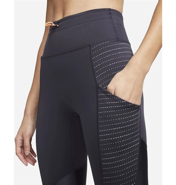 Лосіни жіночі Nike Womens Running Leggings Black Dd6855-540 (DD6855-540), XS, WHS, 1-2 дні