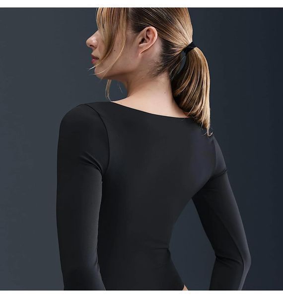 Боді жіночі Nike Df Ls Black (HQ8296-011), M, WHS, 20% - 30%, 1-2 дні