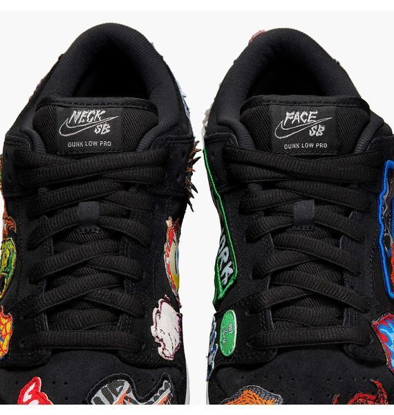 Кроссовки мужские Nike Sb Dunk Low 'Neckface' (DQ4488-001), 36.5, WHS, < 10%, 1-2 дня