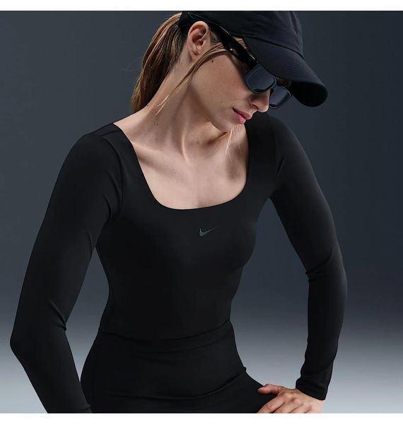 Боді жіночі Nike Df Ls Black (HQ8296-011), M, WHS, 20% - 30%, 1-2 дні