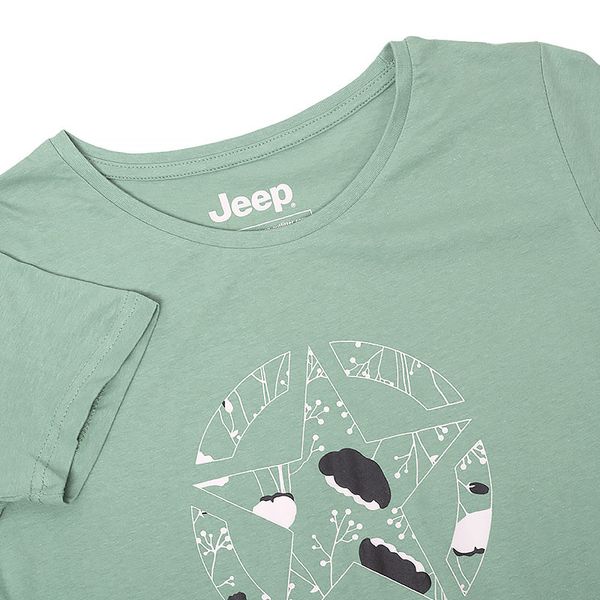Футболка женская Jeep T-Shirt Star Botanical Print J22w (O102614-E854), L, WHS, 1-2 дня