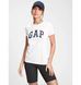 Фотографія Футболка жіноча Gap Ss Clsc Tee White (268820-06) 2 з 5 в Ideal Sport