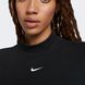 Фотографія Футболка жіноча Nike W Nsw Essntl Rib Mock Ss Top (DV7958-010) 4 з 5 в Ideal Sport