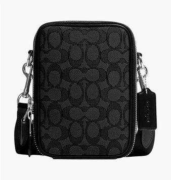 Сумка через плече Coach Stanton In Signature Black (CH097), One Size, WHS, 10% - 20%, 1-2 дні
