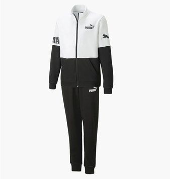 Спортивний костюм дитячий Puma Power Sweat Suit White/Black (674265-01), 116 CM, WHS, < 10%, 1-2 дні