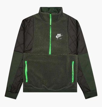 Куртка мужская Nike Sportswear Sherpa Half Zip Jacket (DD6446-335), L, WHS, < 10%, 1-2 дня