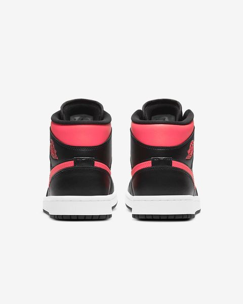 Кросівки жіночі Jordan 1 Mid Black Siren Red (W) (BQ6472-004), 35.5, WHS, 10% - 20%, 1-2 дні