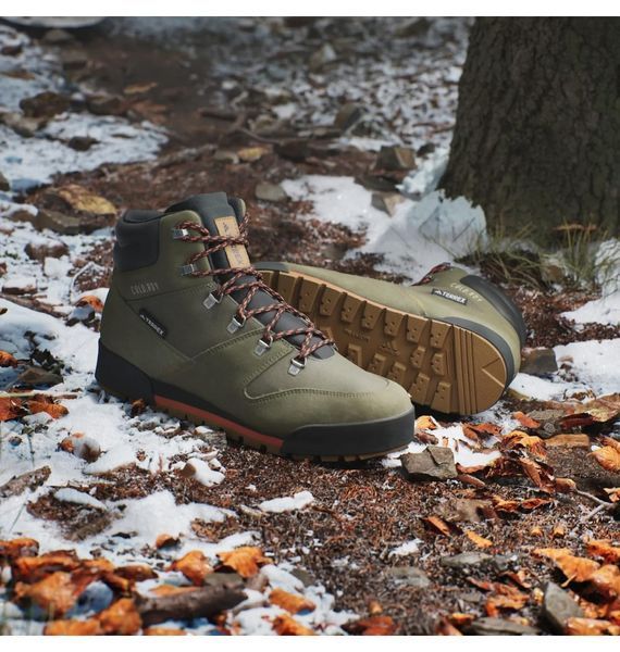 Ботинки унисекс Adidas Terrex Snowpitch Cold.Rdy Hiking Olive (IH3665), 47, WHS, 40% - 50%, 1-2 дня