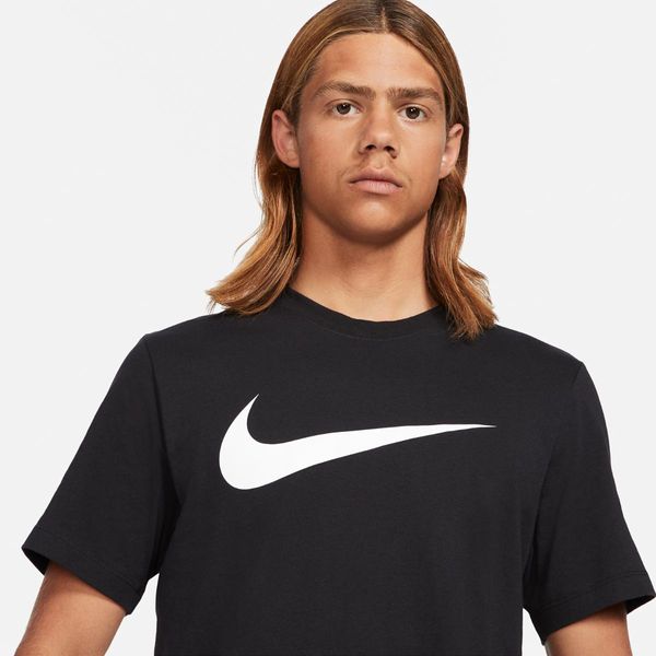 Футболка чоловіча Nike Nsw Icon Swoosh T- Shirt (DC5094-010), L, OFC, 10% - 20%, 1-2 дні