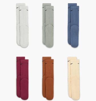 Носки Nike U Nk Ed Pls Csh Crw 6Pr - 132 (SX6897-905), 34-38, WHS, < 10%, 1-2 дня