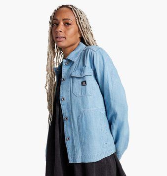 Кофта жіночі Converse Denim Chore Coat Light Blue (10027976-444), S, WHS, 1-2 дні