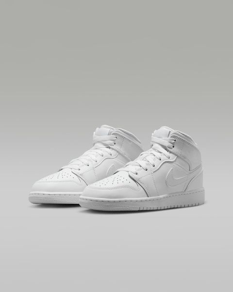 Кроссовки женские Jordan 1 Mid (Gs) (554725-136), 36.5, OFC, 1-2 дня