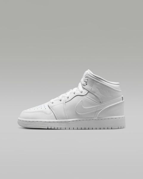 Кроссовки женские Jordan 1 Mid (Gs) (554725-136), 36.5, OFC, 1-2 дня