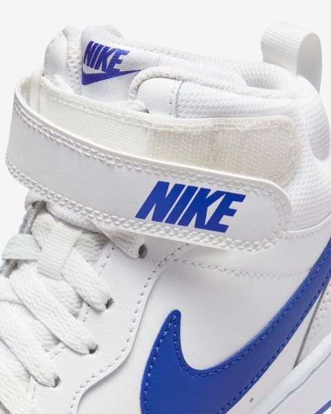 Кроссовки подростковые Nike Court Borough Mid 2 Big Kids' Shoes (CD7782-113), 39, WHS, 1-2 дня