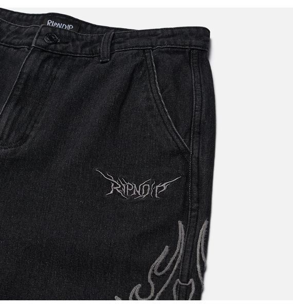 Брюки чоловічі Ripndip Ripndip Volt Black (RNDFAL24122), XS, WHS, 1-2 дні
