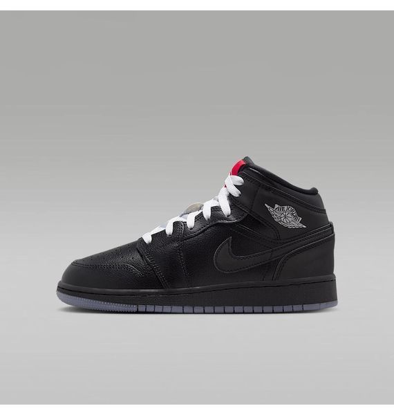 Кросівки дитячі Jordan 1 Mid Bg Black (HV5180-010), 38.5, WHS, 10% - 20%, 1-2 дні