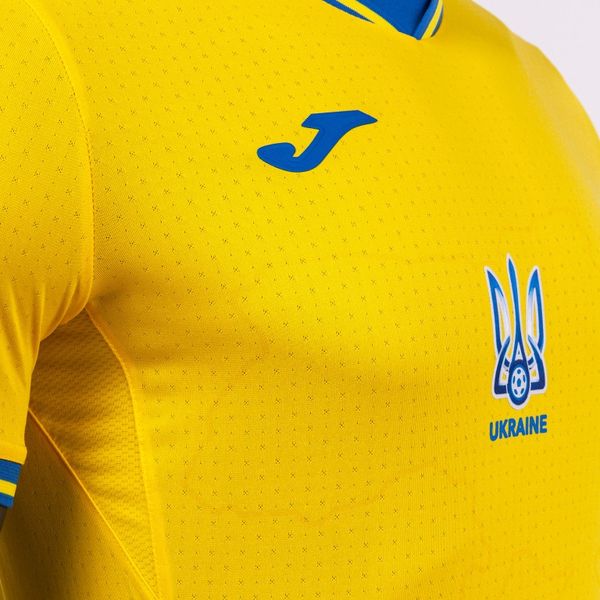 Футболка чоловіча Joma Fed. Futbol Ucrania Home Short Sleeve T-Shirt (AT102404B907), 2XL, WHS, 10% - 20%, 1-2 дні