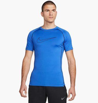 Футболка чоловіча Nike Pro Dri-Fit Mens Tight Fit Short-Sleeve Top Blue (DD1992-480), L, WHS, 1-2 дні