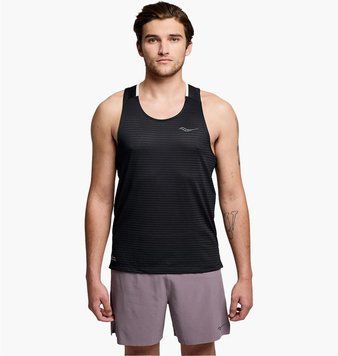 Майка мужская Saucony Kinvara Tank Black (SAM800364-BK), 2XL, WHS, 10% - 20%, 1-2 дня